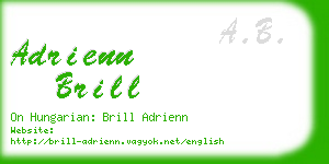adrienn brill business card